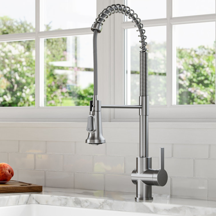 Stainless Steel Kitchen Faucet With Side Spray Things In The Kitchen